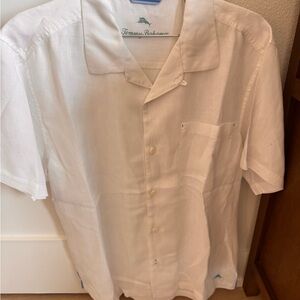 Tommy Bahama White Casual Button Down Shirt